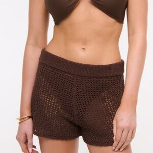 Abercrombie crochet shorts